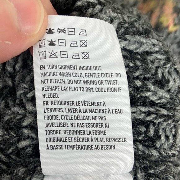 American Eagle Mohair Wool Fair Isle Sweater Knit Boho Womens Size Small Y2K‎ - Picture 10 of 13